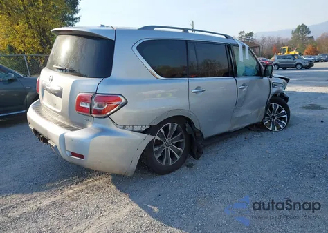 2019 Nissan Armada Sl из США, поврежденный, VIN JN8AY2NC5K9587293